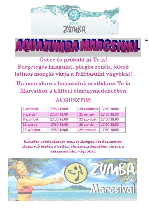 Aquazumba Marcsival