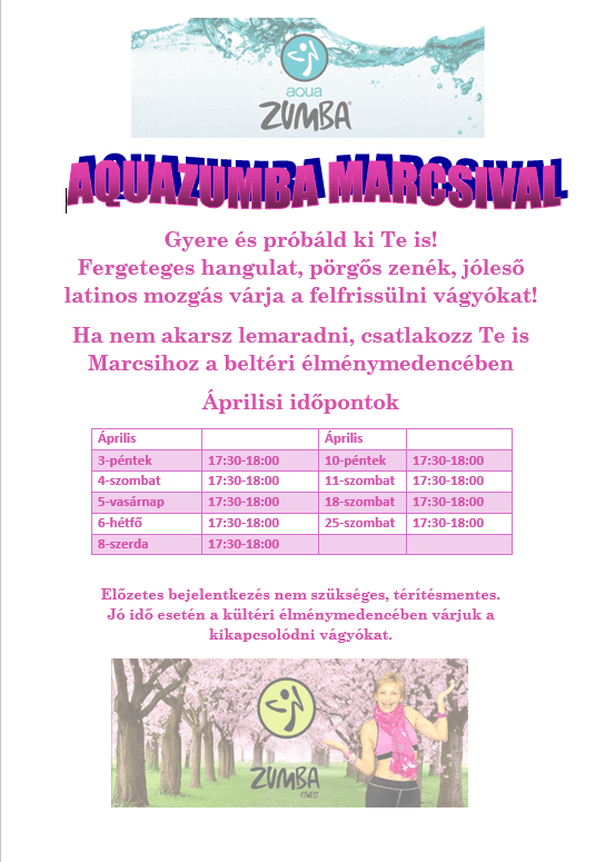 Aquazumba Marcsival